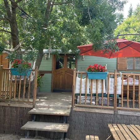 Roulotte En Bois Sud France Guest House Le Soler Ngoại thất bức ảnh