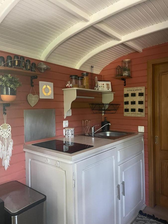 Roulotte En Bois Sud France Guest House Le Soler Ngoại thất bức ảnh