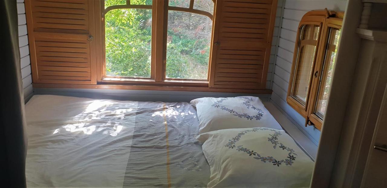 Roulotte En Bois Sud France Guest House Le Soler Ngoại thất bức ảnh
